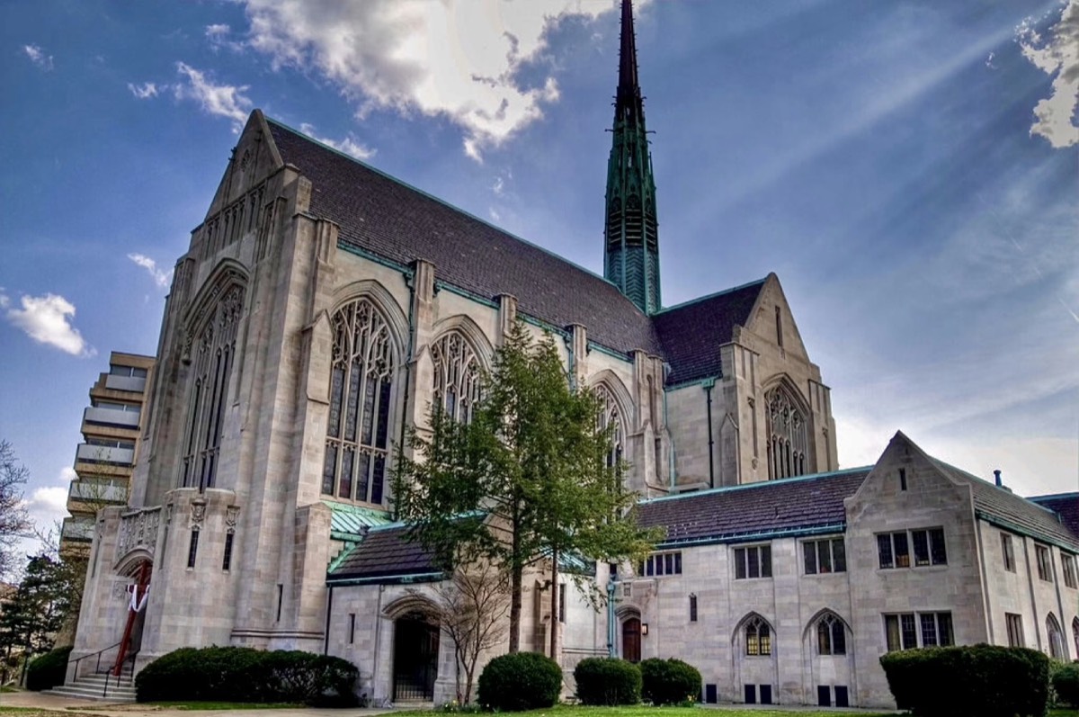First Baptist Church of Pittsburgh stonework