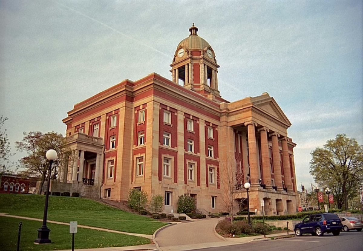 Mercer County Courthouse masonry restoration